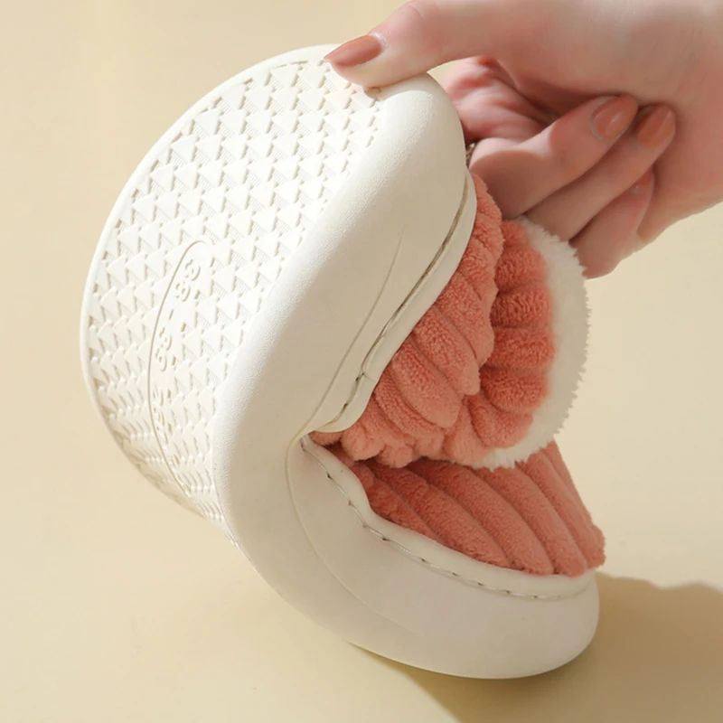 Warme Plüsch-Hausschuhe für Damen – Ultraweich & Rutschfest