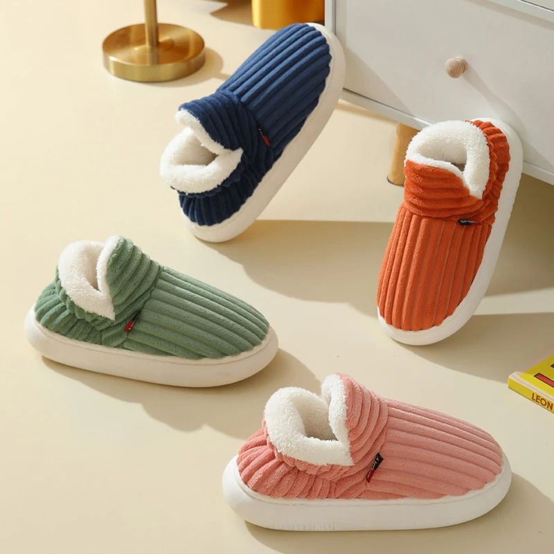 Warme Plüsch-Hausschuhe für Damen – Ultraweich & Rutschfest